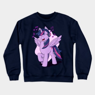 Twilight with Headphones Crewneck Sweatshirt